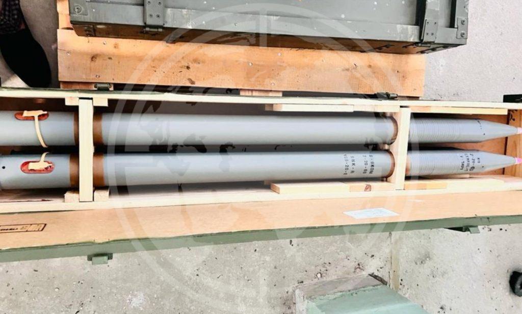 Receipt of C-8 rockets to the warehouse of AKM GROUP-CZ